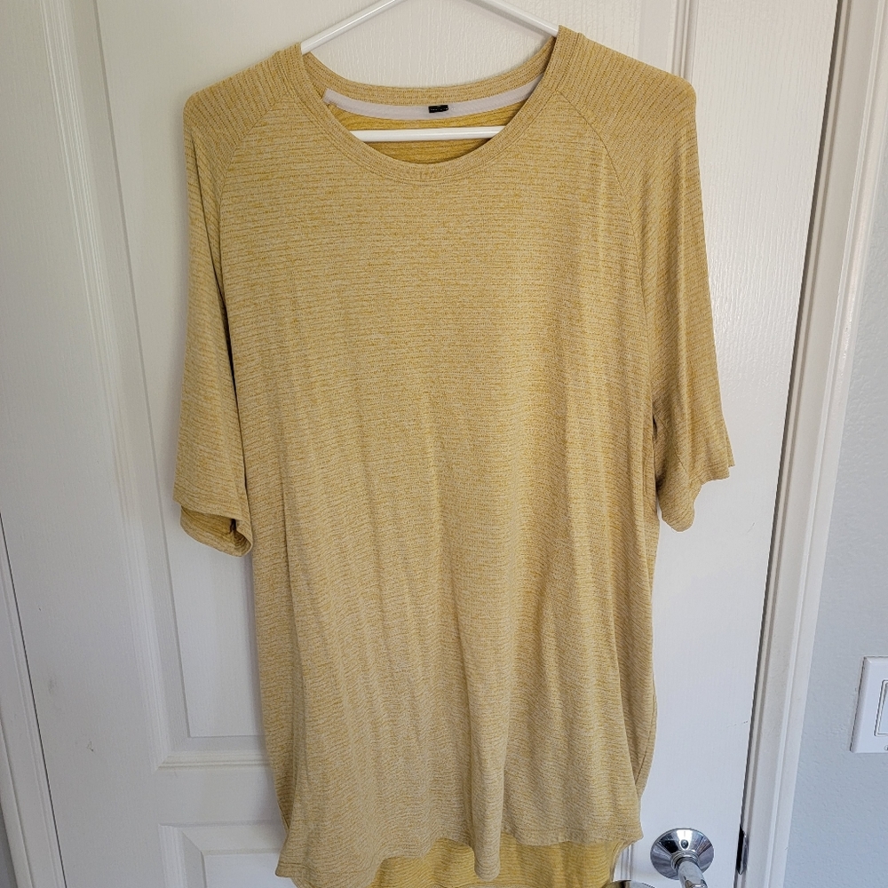 Yellow LuluLemon Shirt